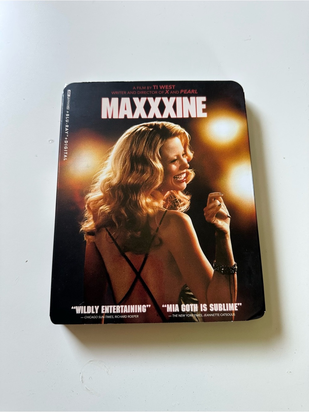 MaXXXine 2024 4K UHD + Blu-Ray + Digital Slipcover New Sealed Ti West
